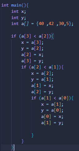 my bubble sort algorithm